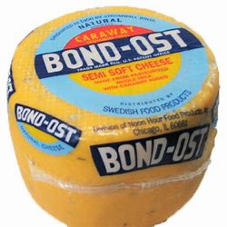 Bond-Ost "Farmer's Cheese" Whole Wheel Cheese - Caraway